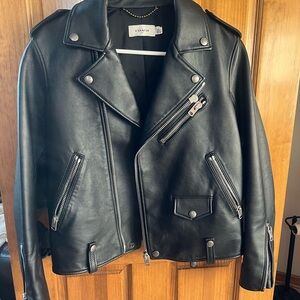 Coach Black Leather Jacket